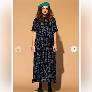 DRESSED in LALA Never Too Much Oversized Dress in Zodiac Love—Barely worn!